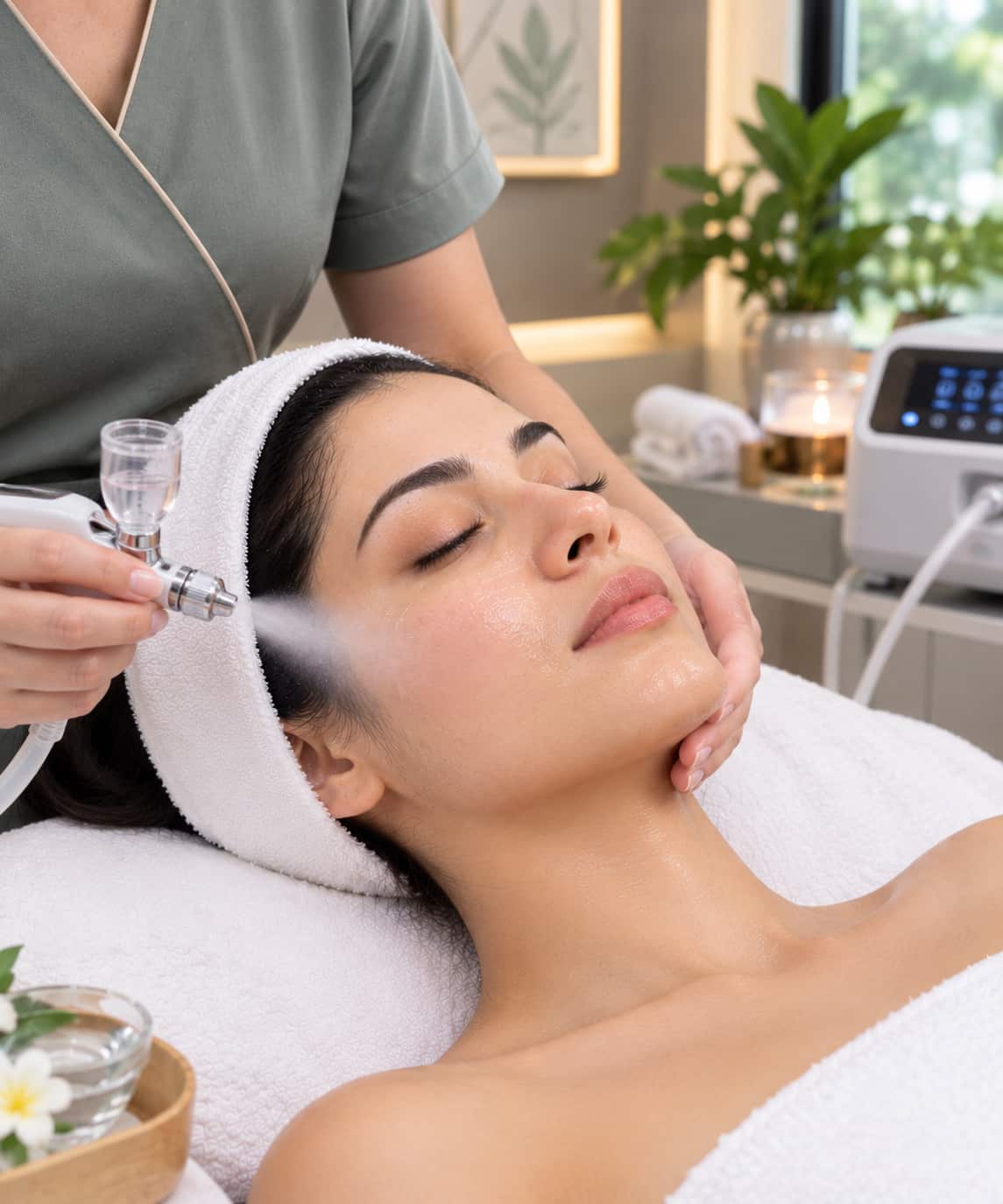 Anti-pollution power oxygen facial